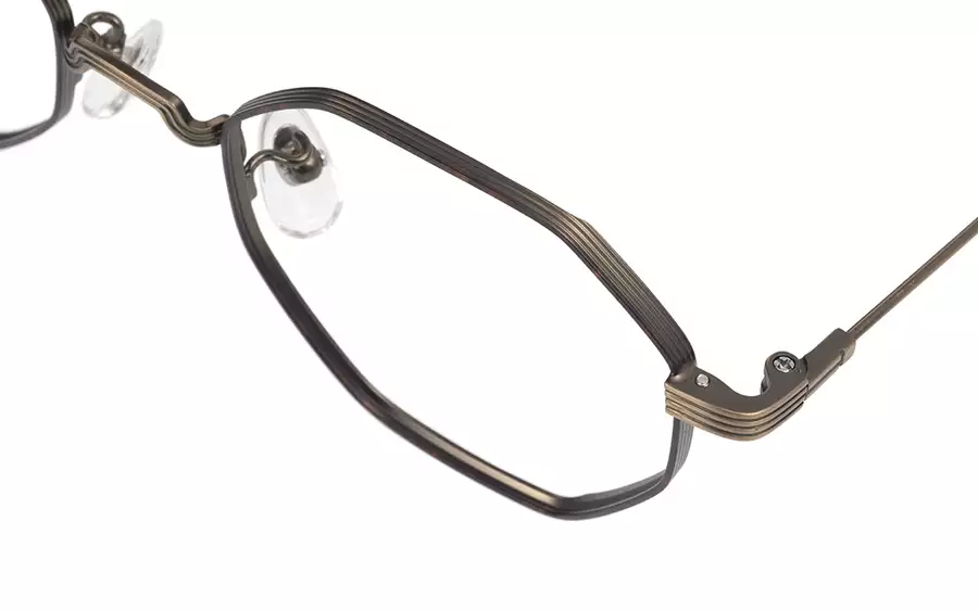 Eyeglasses John Dillinger JD1042B-3A  ブラウンデミ