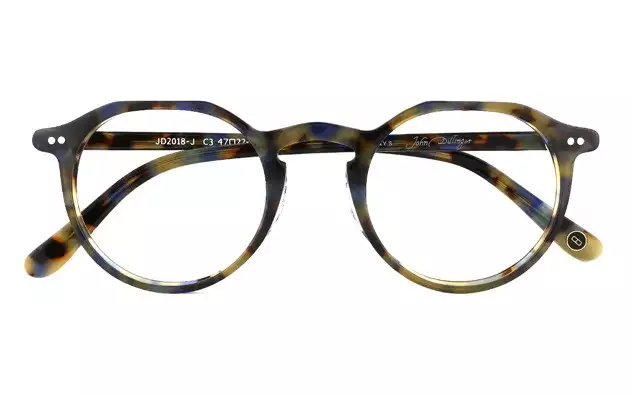 Eyeglasses John Dillinger JD2018-J  ブルーデミ