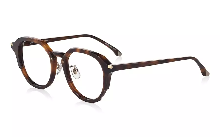 Eyeglasses SHINGO AIBA × OWNDAYS AS2003Z-3S  Brown Demi