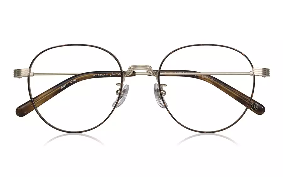 Eyeglasses John Dillinger JD1043B-3A  ブラウンデミ